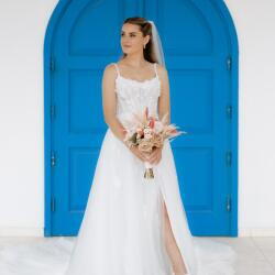 Jason Clavey Photography Bright Blue Doors Photo Shoot Of A Bride