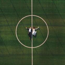 Photo7studio Wedding Photoshoot In A Football Field